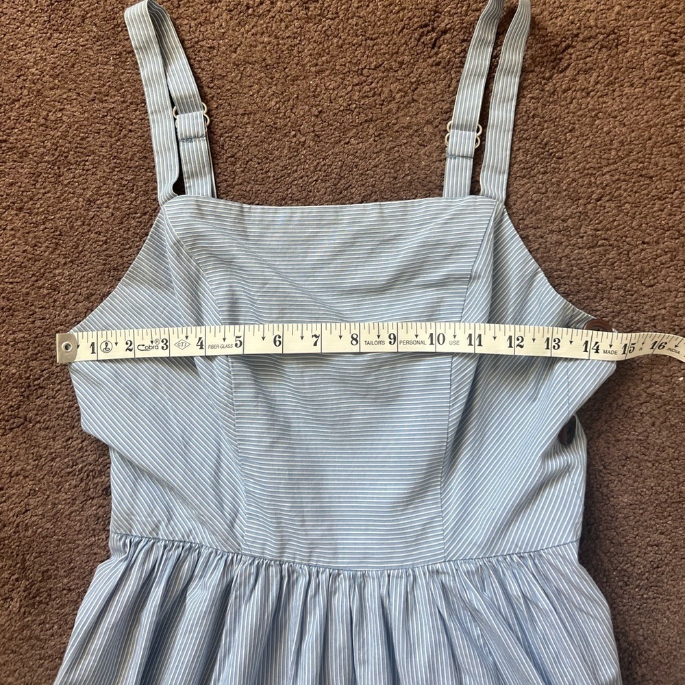 Urban Outfitters Kaye Square Neck Button Down Midi Dress - Picture 14 of 16